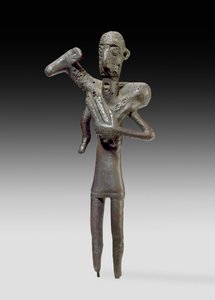 Pásztorfigura, szardíniai (bronz) (a hátoldalt lásd: 419816)